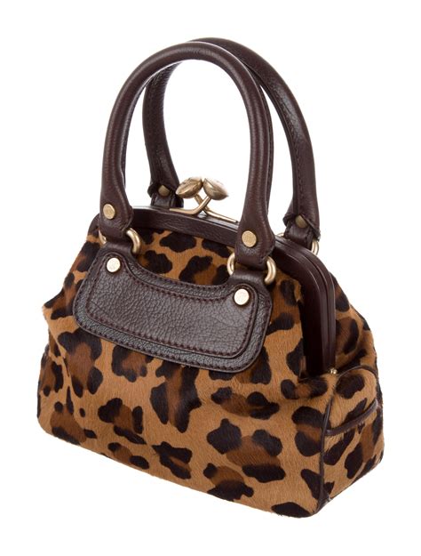 small leopard print purse